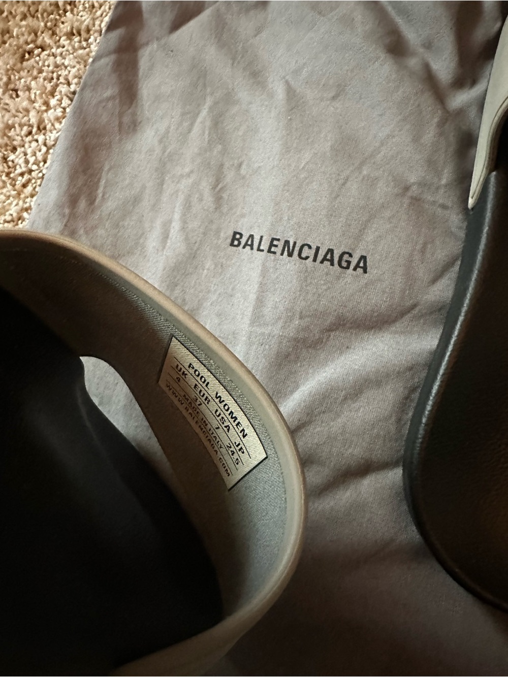 Balenciaga Pool Slide Sandals - Picture 4 of 4